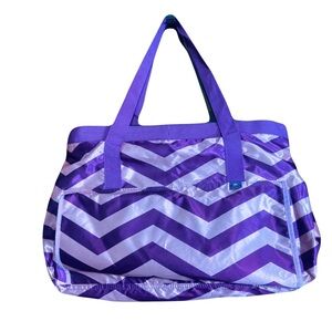 Yoga Lotus Purple and Pink Tote Bag with Spacious Design